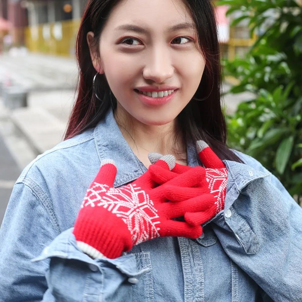 قفازات ركوب الدراجات التزلج الباردة والدليل على قفازات شاشة اللمس الثلوج يندبروف جهاز تدفئة محمول سميكة موضة قفازات كاملة الأصابع الخريف الشتاء