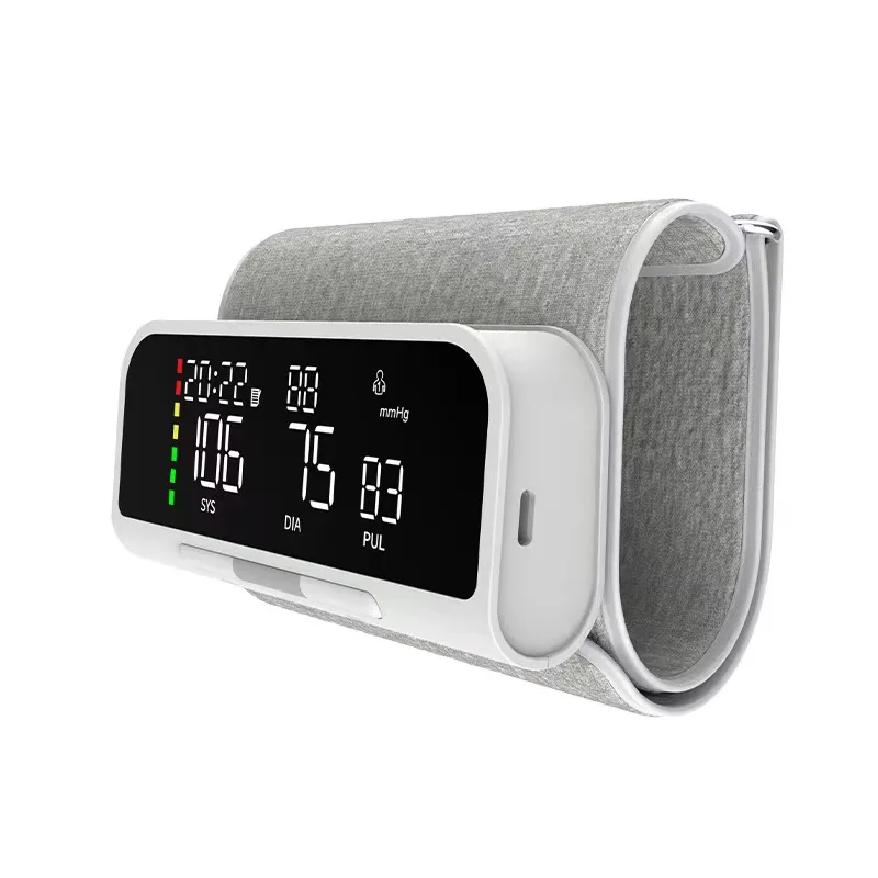 English Voice Arm  Rechargeable Long Time Use Medical Blood Pressure Monitor Digitial LCD Large Screen Sphygmomanometer