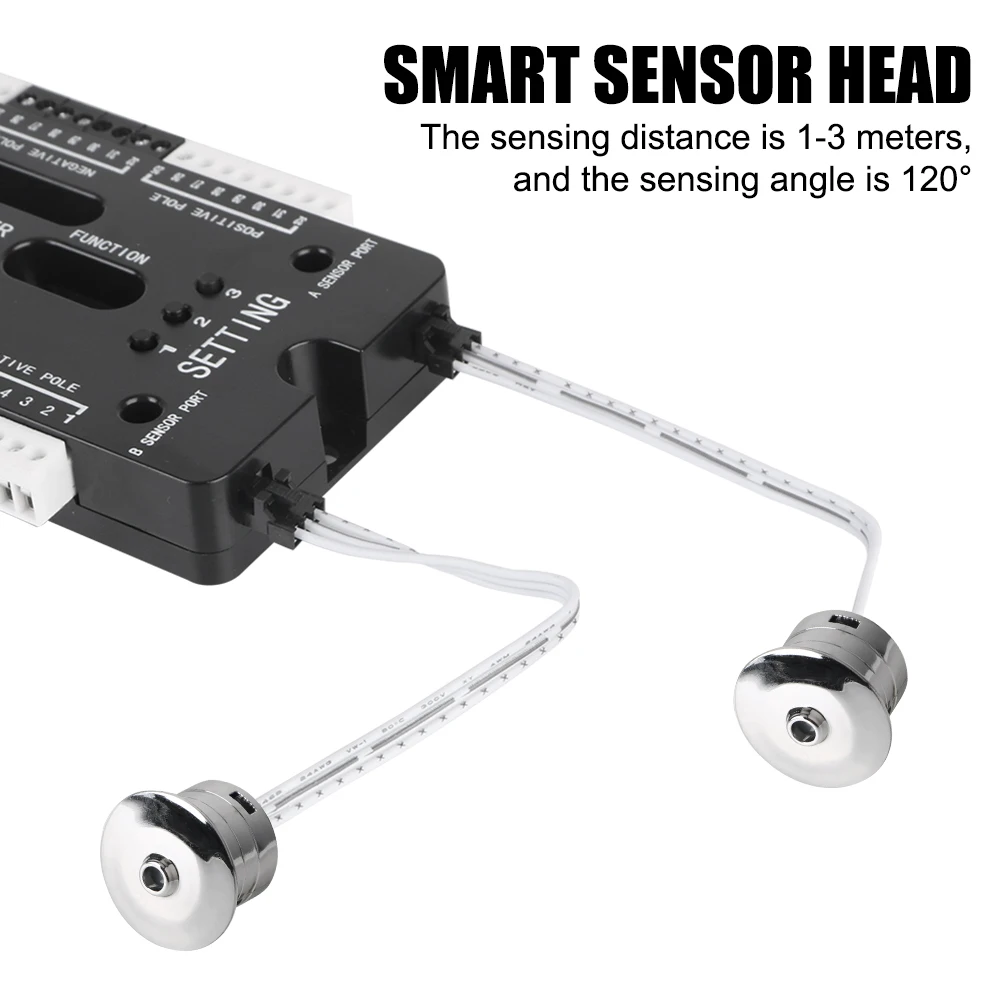 Adjustable Brightness For Stairs Flexible Strip LED Motion Sensor Stair Light Controller Kit DC 12V 24V 32 Channels image 3