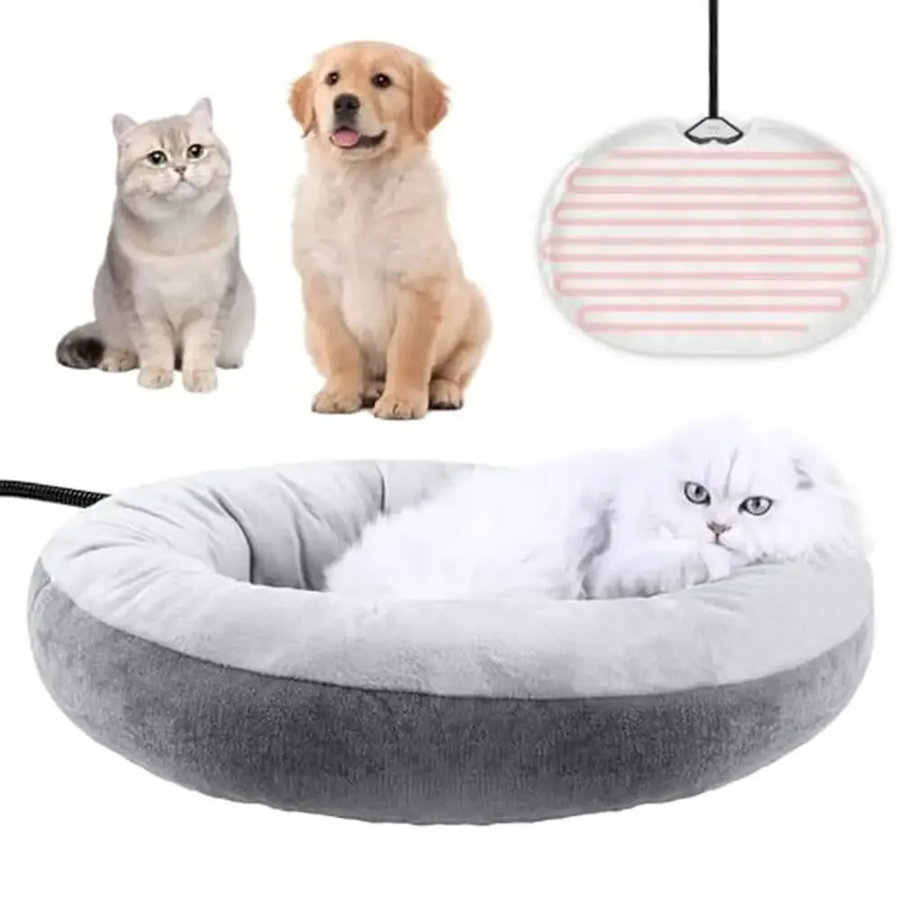 

Indoor Outdoor Pet Heating Pad Electric Heated Mat Waterproof Cats Dogs Constant Warm 22"x18