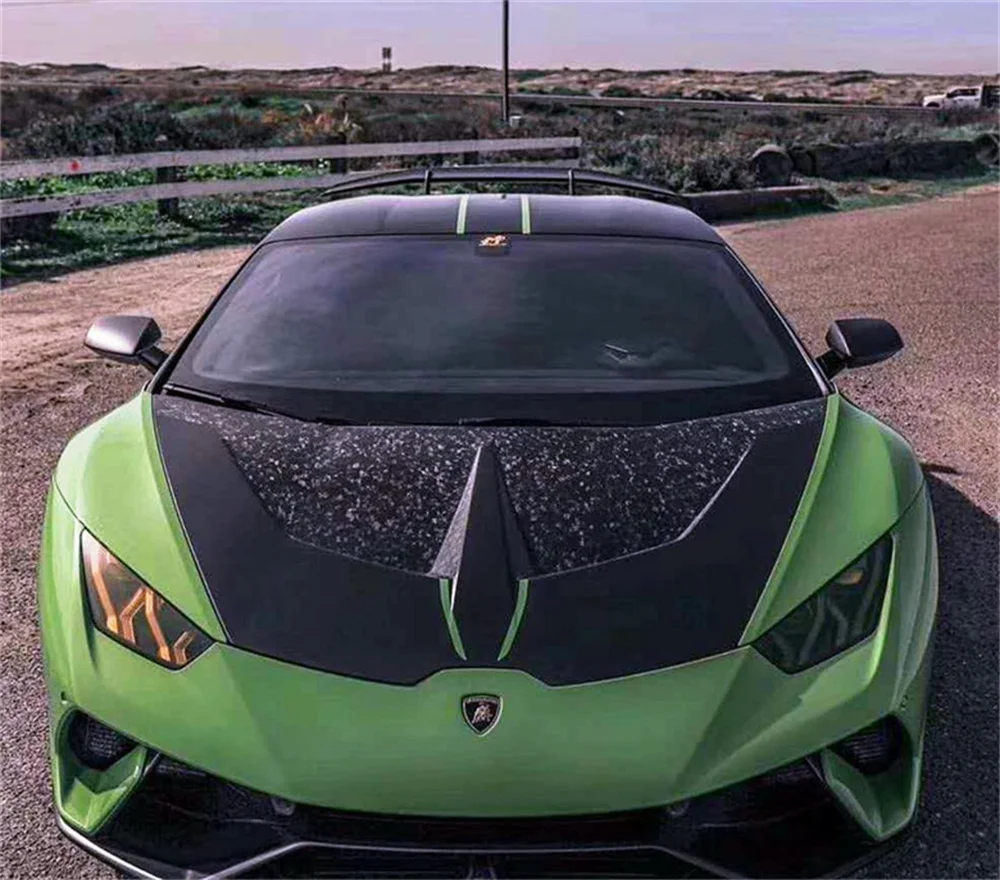 

Используется для Lamborghini Huracan LP580 LP610, кованое углеродное волокно, V-образный передний капот, вентиляционная крышка, комплект кузова