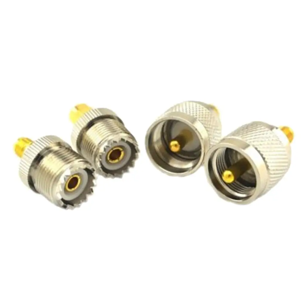 SMA to PL259 Converter Kit Female to Male Coaxial Adapter for UHF RF Connector Radio Test