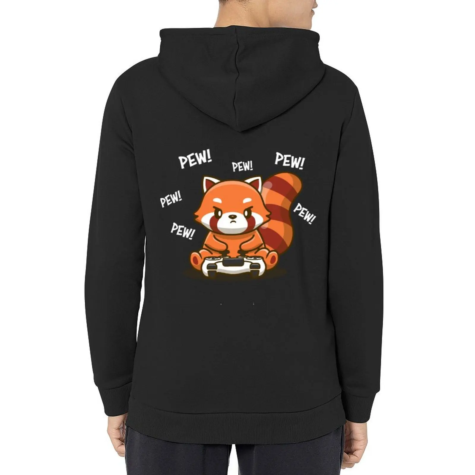 

Red Panda Hoodie japanese style male clothes mens clothes autumn clothes new in hoodies & sweatshirts