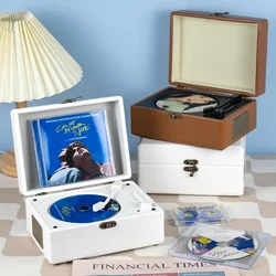 High Quality Retro CD Player Fever Integrated Lossless CD Player Built-in Speaker Wireless Bluetooth USB Playback Rechargeable