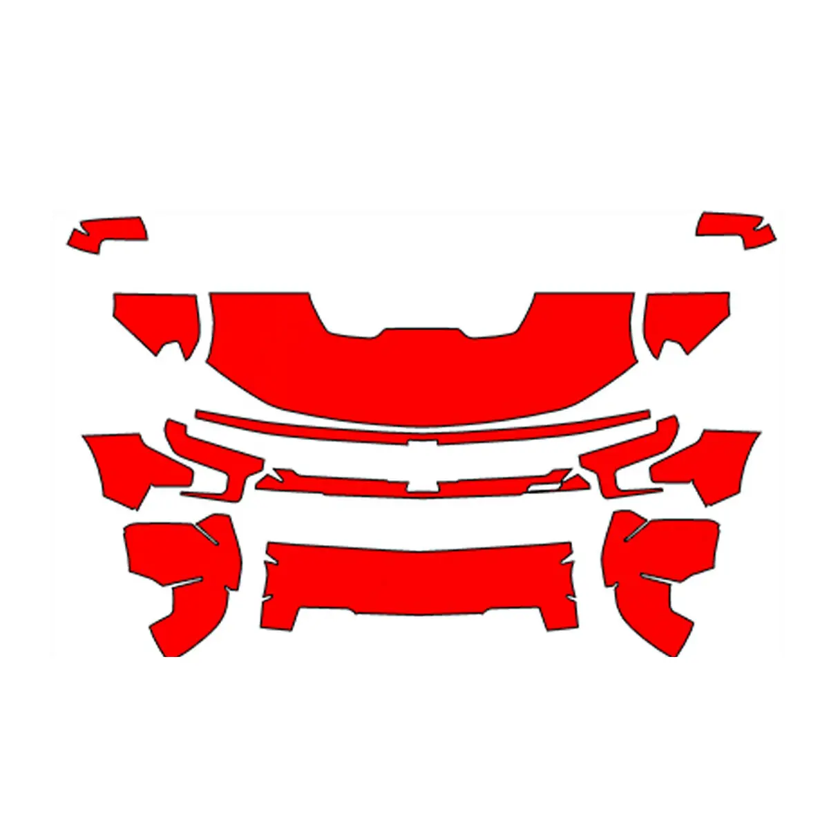 

For Chevrolet Silverado ZR2 2022-2023 PreCut Paint Protection Film Clear Bra