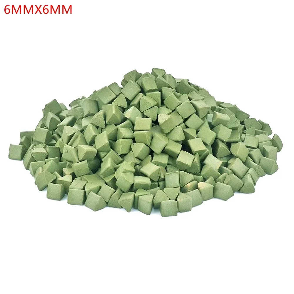 450G Jewelry Polishing Material Ceramic Stone Polishing Tumbling Media Vibration Tumbler Machine Use Corundum Triangle Abrasive