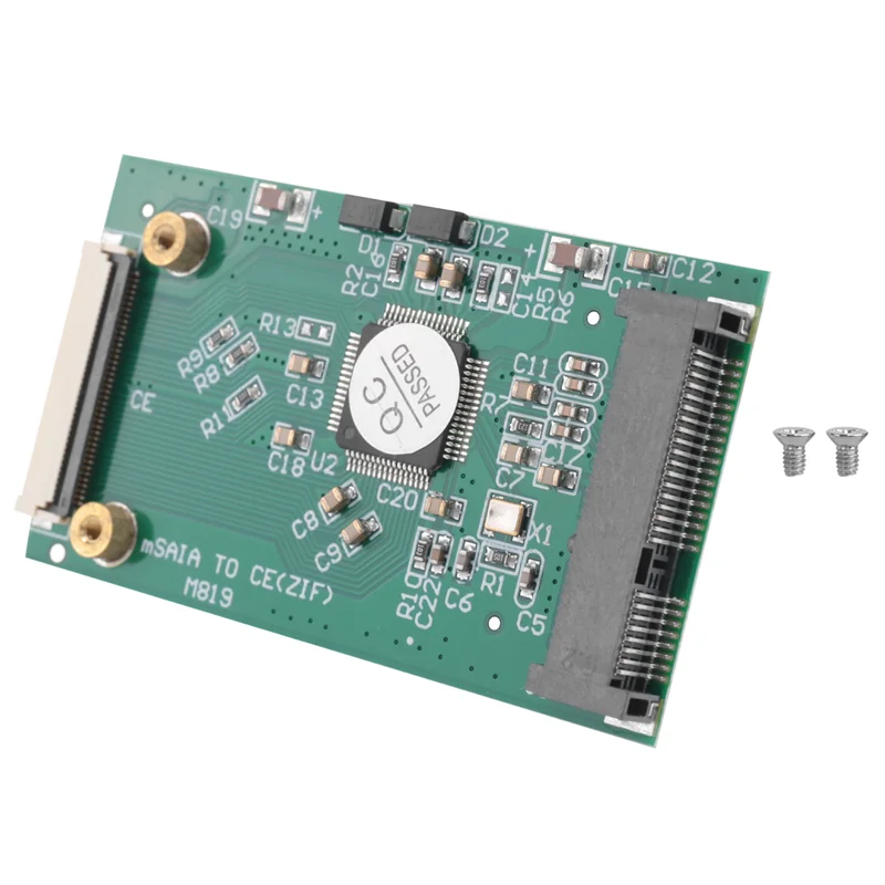 A08E-Mini SATA MSATA PCI-E SSD إلى 40Pin 1.8 بوصة ZIF/CE بطاقة محول ل IPOD IPAD لتوشيبا لشركة هيتاشي ZIF القرص الصلب