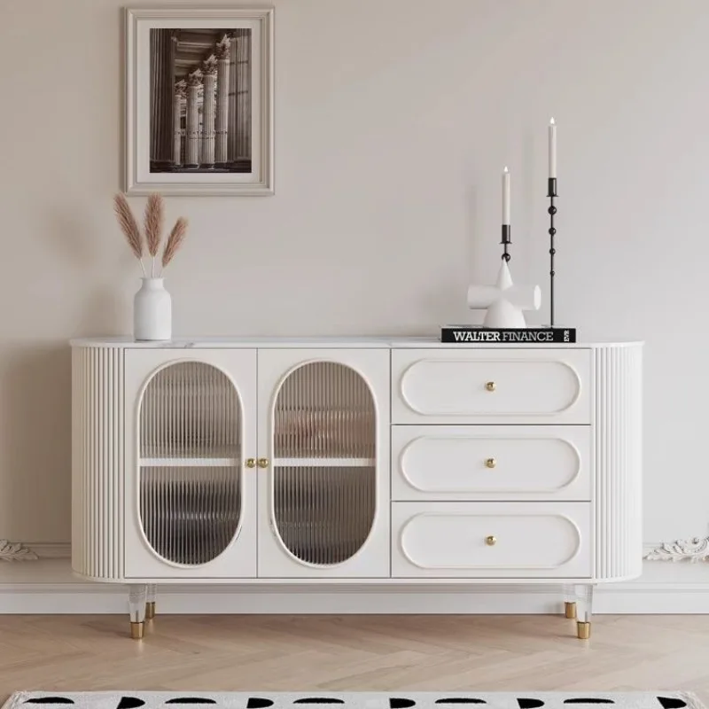 Side Wind Meal Side Cabinet Against the Wall Household Living Room Tea Kitchen Locker Multifunctional Modern Simplicity