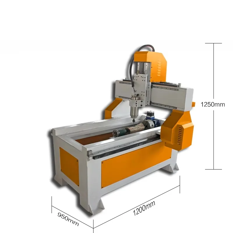 Wood Cnc Machine 4 Axis Router  China Factory Manufacturer