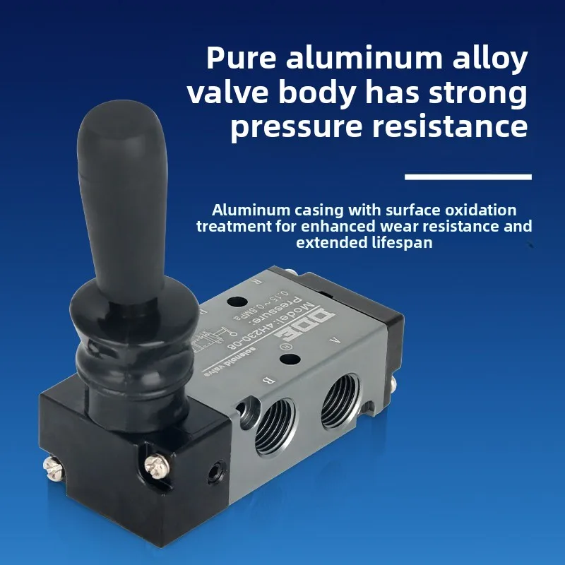 4HA230C-08 manual valve 4H330C-10 three-position five-way hand plate valve cylinder control valve