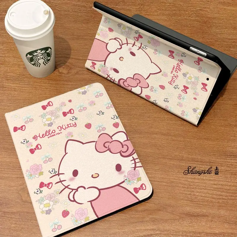 حافظة طاولة كاواي هالو كيتي لهاتف Redmi Pad Pro 12.1 SE 11 Xiaomi Pad 7 Pro 6SPro 5 5 Pro 12.4 غطاء كرتوني ذكي #2