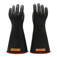 Mechanical Work Industrial Working Electrical Insulating Gloves Heavy Duty Latex 40kv Electric Safety Gloves