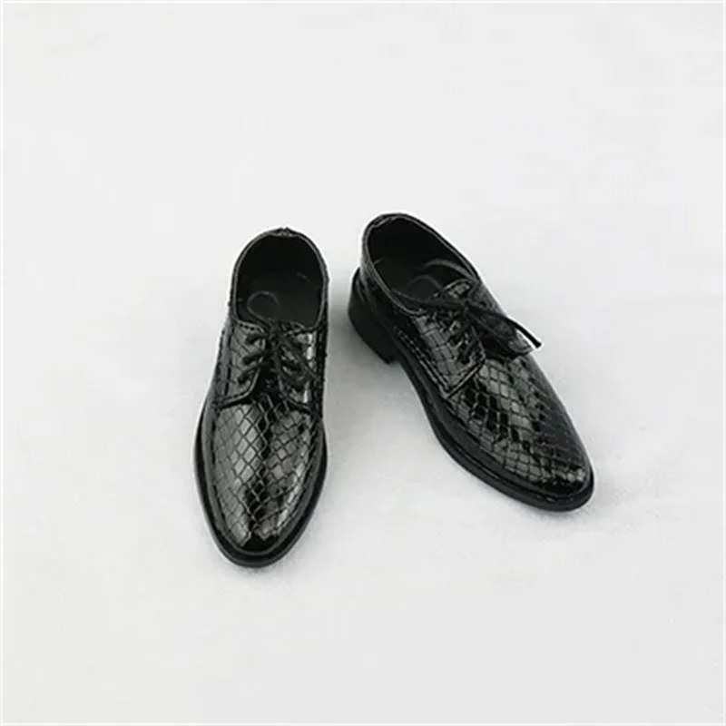 

BJD doll shoes are suitable for 1/3 Uncle Ghost2 SSDF size fashion mirror - snake pattern black casual shoe doll accessories