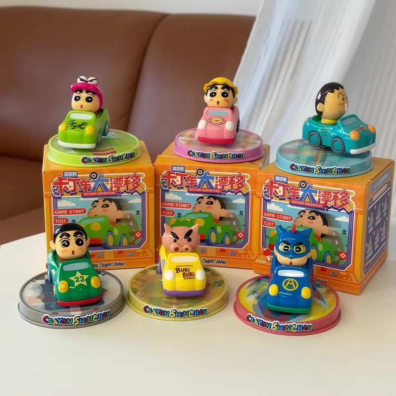 

Карандаш Шин-Чан Картинг Дрифтинг Приключения Серия Слепая коробка Модная аниме-фигурка Настольные украшения Игрушка Веселый автомобиль Орнамент Детский подарок