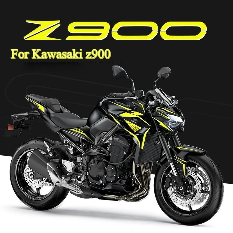 

For Kawasaki Z900Customized flower pattern decals for the entire vehicle - 2021 new model waterproof decals Motorcycle Stickers