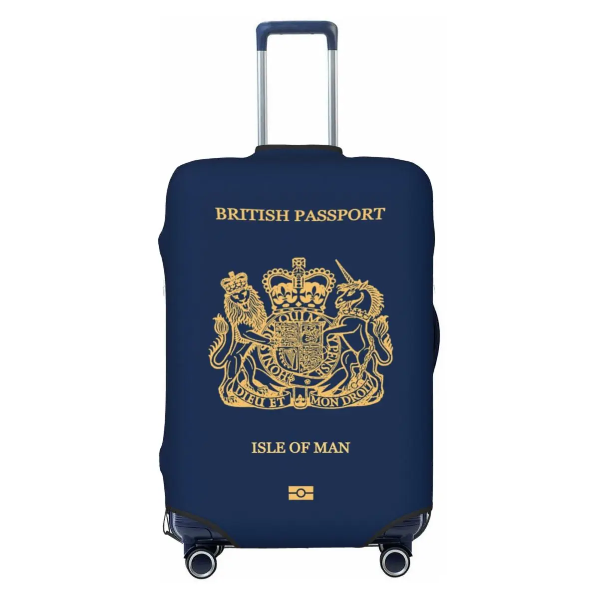 

Чехол для чемодана с британским паспортом Isle Of Man, пыленепроницаемые защитные чехлы для багажа на 18-32 дюйма