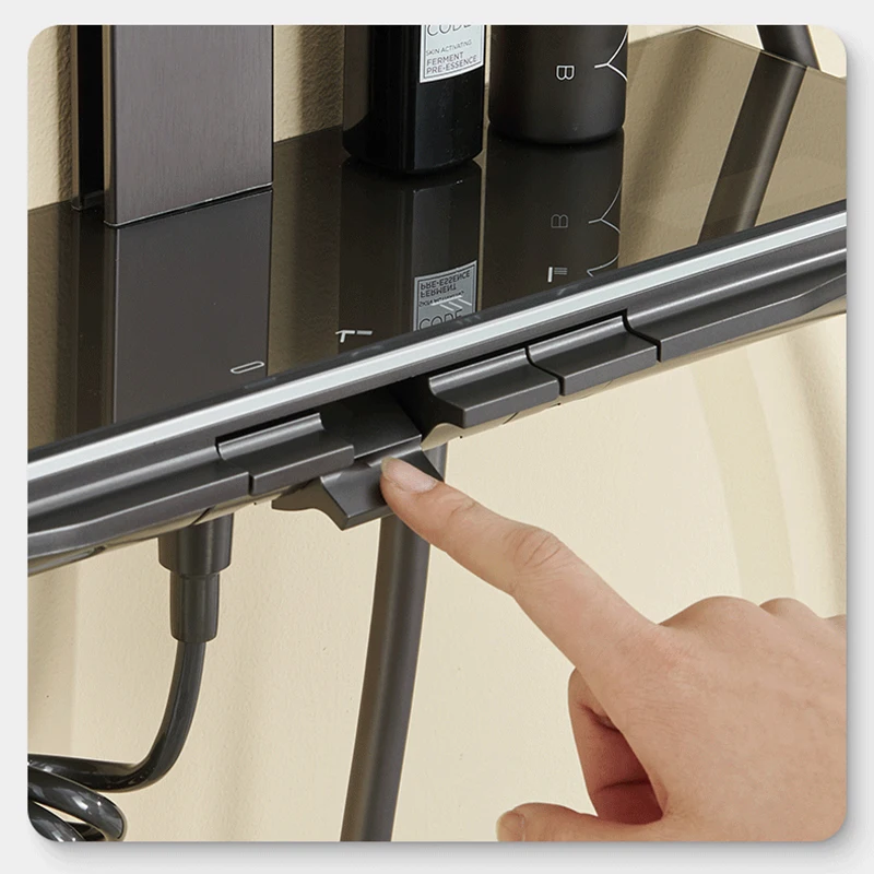 مجموعة دش منزلية فائقة الشحن ، درجة حرارة ثابتة ، حمام ، حليب ، أبيض ، رقمي ، شقة صغيرة ، رأس دش