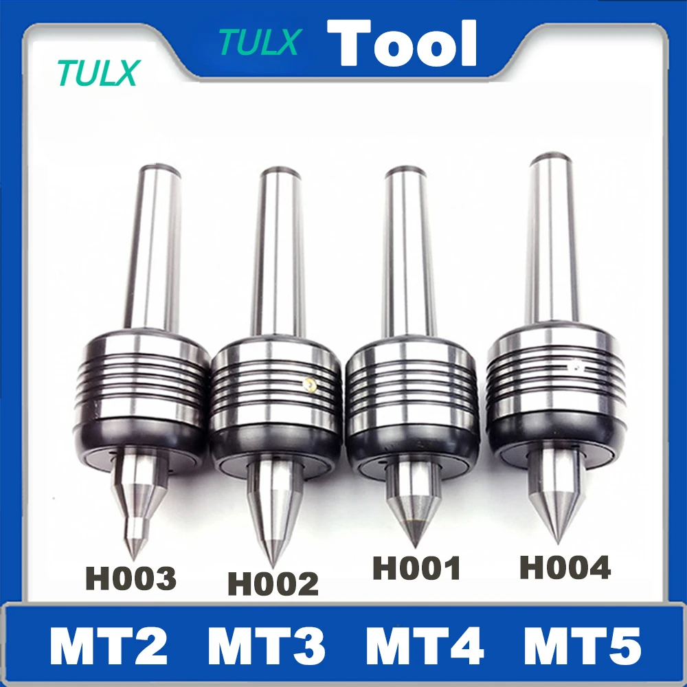 TULX Morse MT2 MT3 MT4 MT5 H001 H002 H003 H004 Morse CNC Lathe Rotary Center Double Cone Head Live Center for Morse Turning