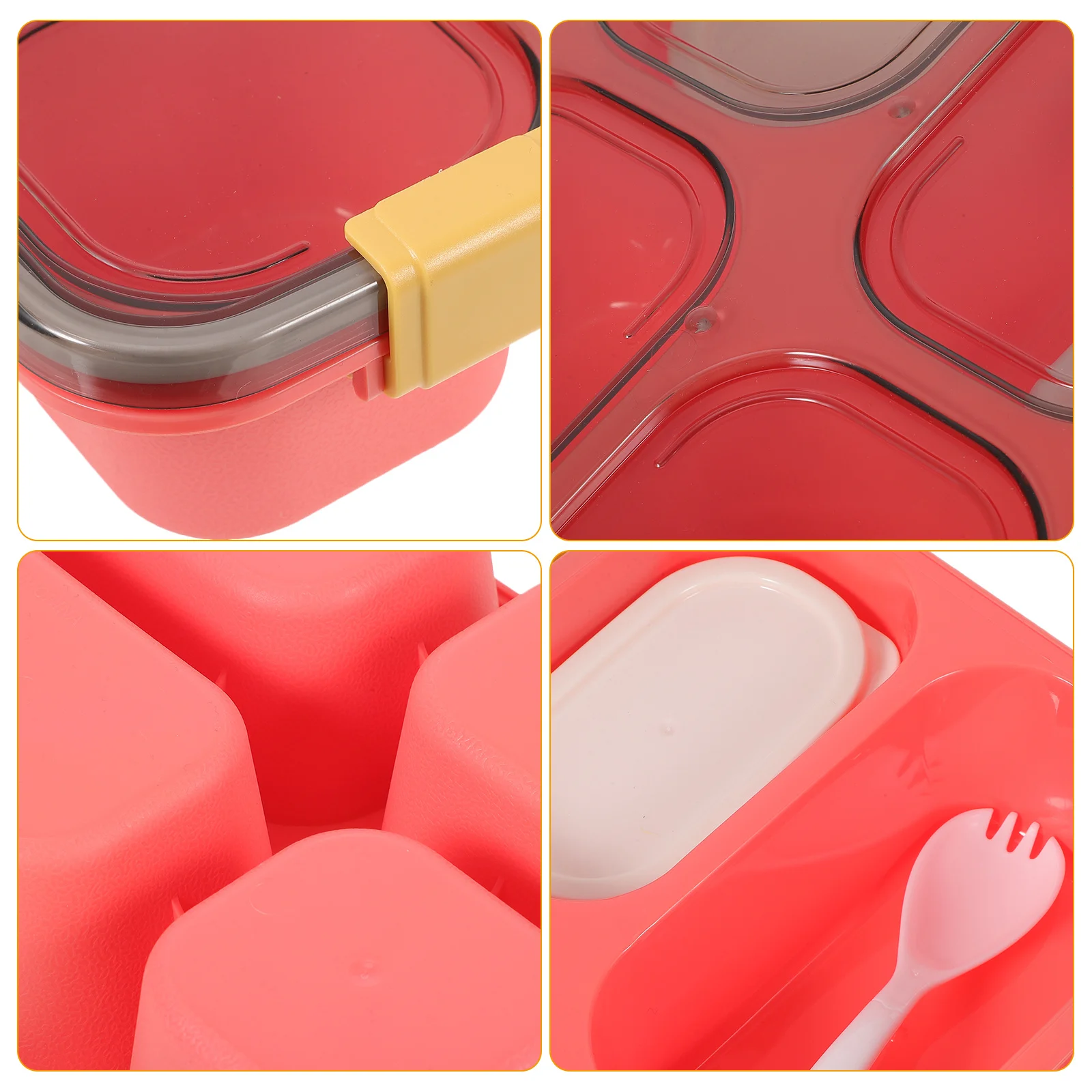 

Divided Premium Material Leakproof Lid Design Portable Compact Reusable Food Container Lunch Box Prep Container
