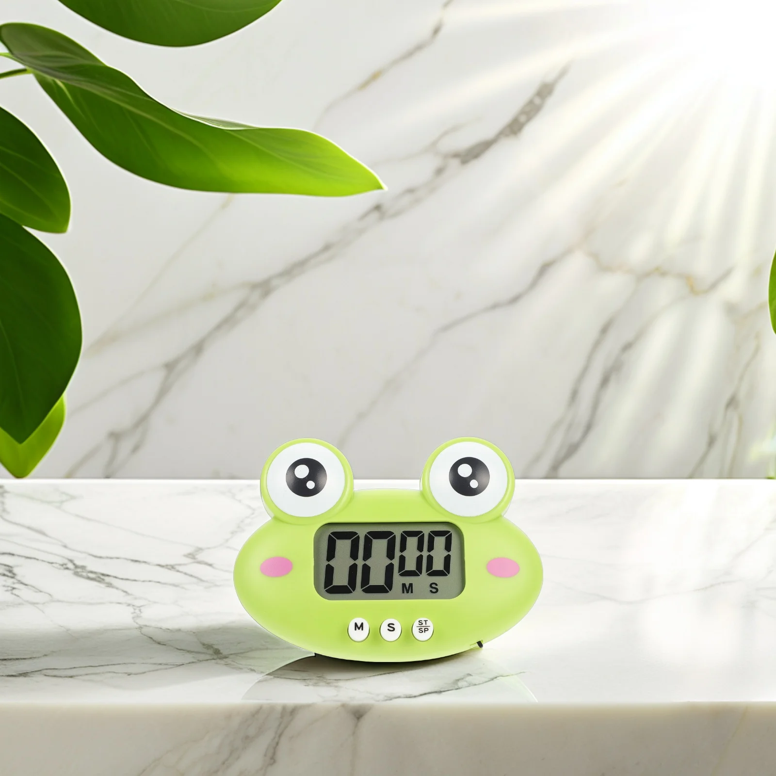 

1pc Electronic Timer Kitchen Child Operated Cooking Reminding Tool Frogs Shaped Baking Work Study Manager Useful