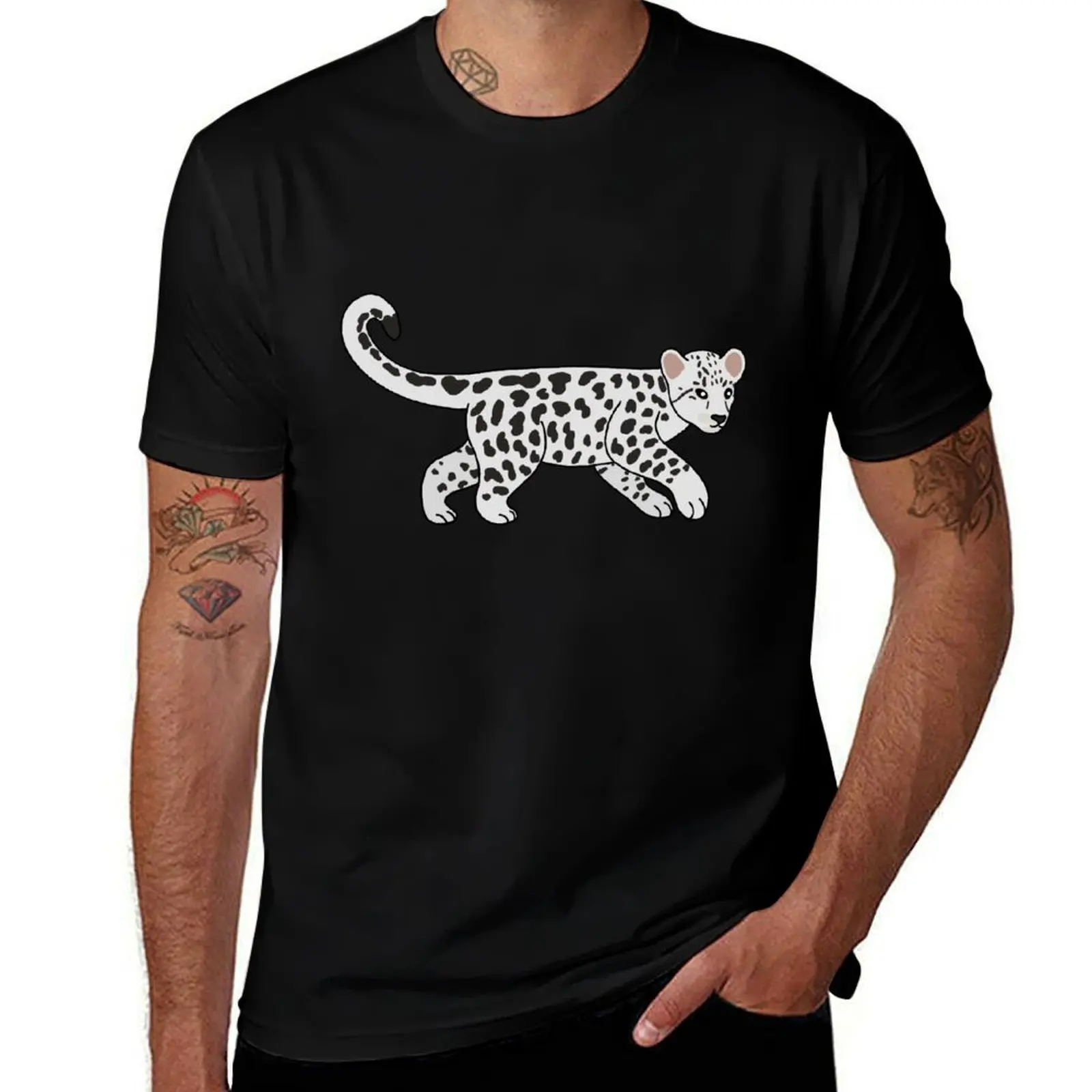 

Baby Snow Leopard T-Shirt anime clothes graphics graphic tee shirt tee shirts for men