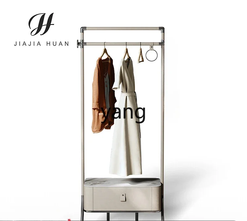 رف معطف بسيط من CCL وطاولة بجانب السرير وشماعة من الفولاذ المقاوم للصدأ للأرضية المتكاملة