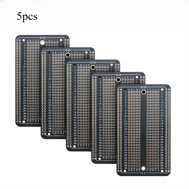 5 قطعة 5.2x8.9 سنتيمتر القياسية الدائمة اللوح لحام لوحة دارات مطبوعة النموذج مجلس Protoboard Diy بها بنفسك النموذج الالكترونيات لاردوينو