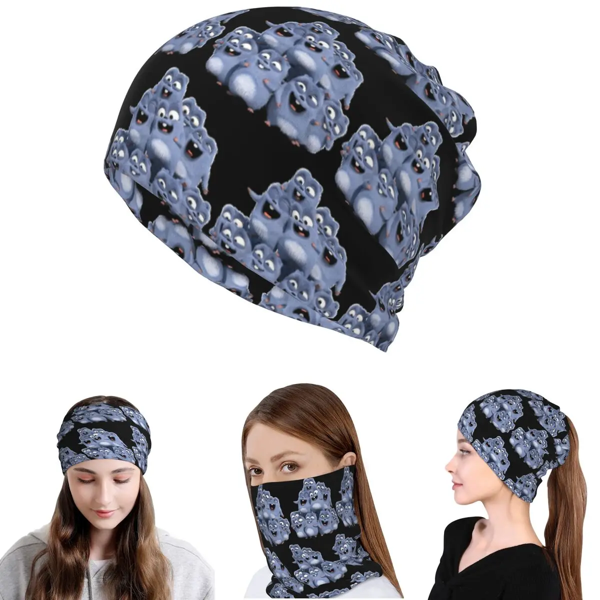 

Animation Grizzy And The Lemmings Cartoon Anime Bandana Neck Gaiter Mask Scarf Multi-use Face Mask Beanies Hat Unisex Winter