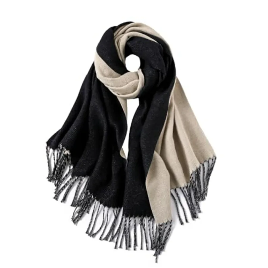 

maamgic Womens Scarf Large Pashmina Shawls and Wraps Light Blanket Scarf for Evening Dress Warm Daily Travel Office