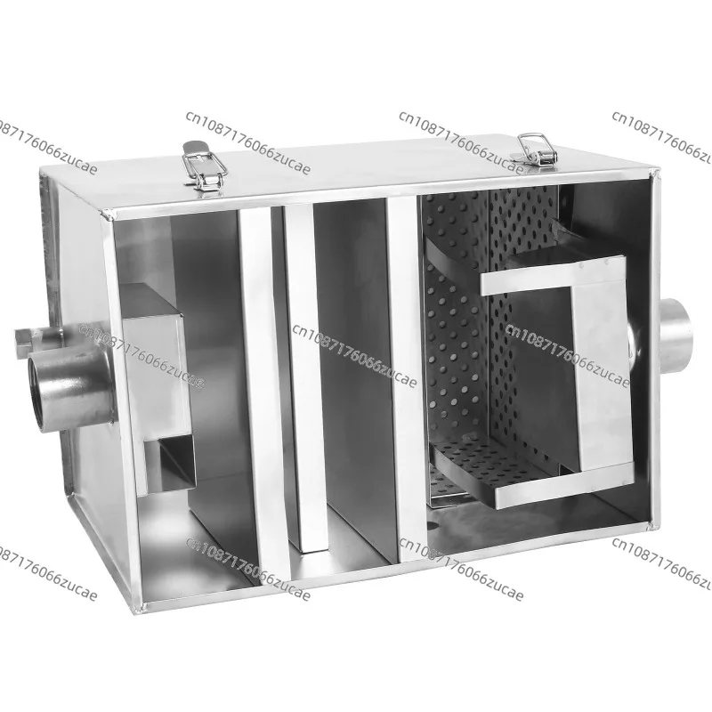 Oil-water Separator Oil Separator 201 Stainless Steel Small and Easy To Install Kitchen Oil Separator and Drainage Equipment