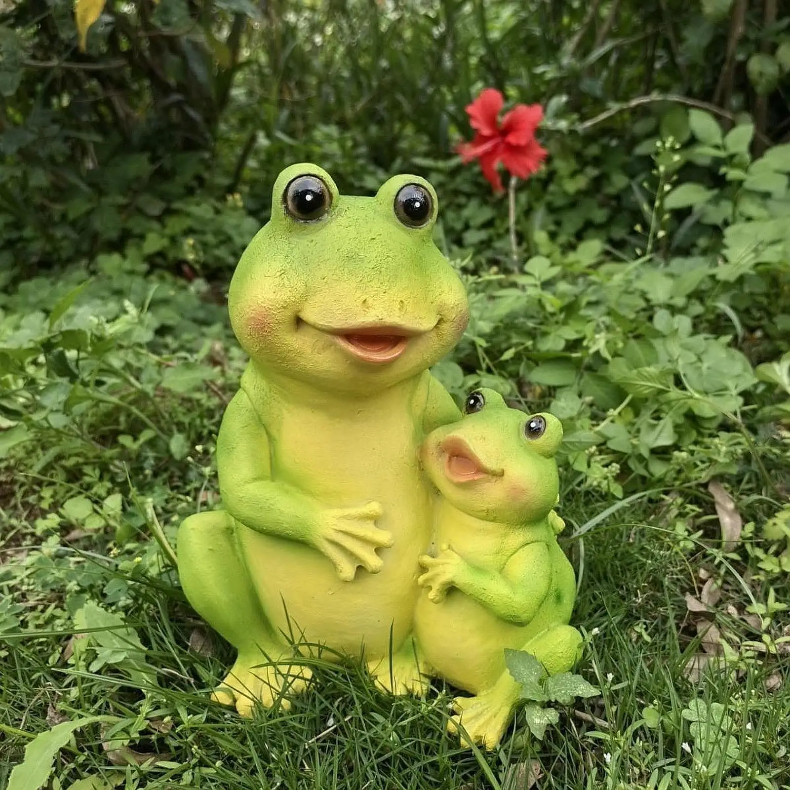 

Garden Frog Statue Craft Gift, Ornament, Unique, Decorative Animal Sculpture, Garden Decor for Yard Patio Balcony Garden Outdoor