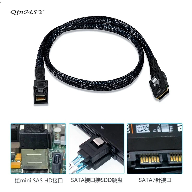 Internal Mini SAS HD Cable, Mini SAS SFF-8643 to Mini SAS 36Pin SFF-8087 Cable, Mini SAS 36Pin to SFF-8643 Cable