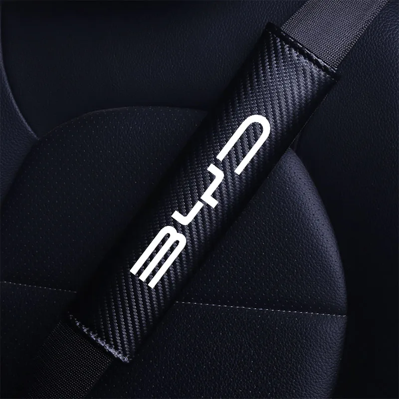 Car Seat Belt Adjustable Shoulder Pad For BYD M6 G3 G5 T3 13 F3 F0 S6 S7 E5 E6 L3 tang yuan atto3 song Covers Accessories