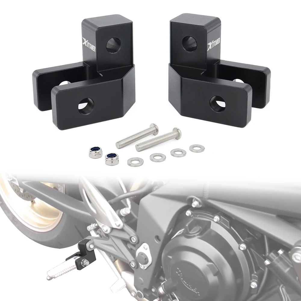 

Motorcycle Rider Footpeg For Triumph Daytona 675 /R Speed Triple 675/R/S Street Cup Thruxton 1200 R /RS Footrest Lowering Mounts