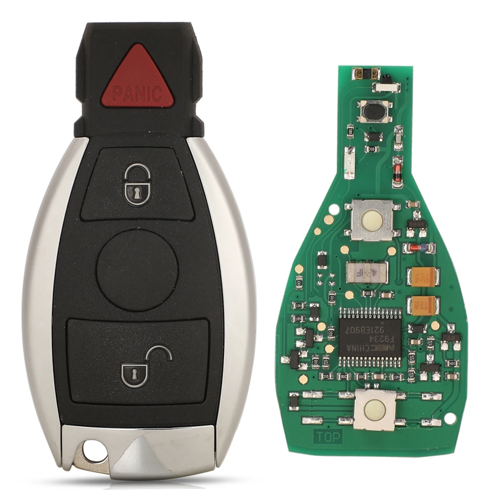 Jingyuqin 5 stücke 2/3 Taste Fernbedienung Auto Schlüssel Fob Ersetzen Für Mercedes für Benz jahr 2000 + NEC & BGA entry Keyless Control 315/433MHz