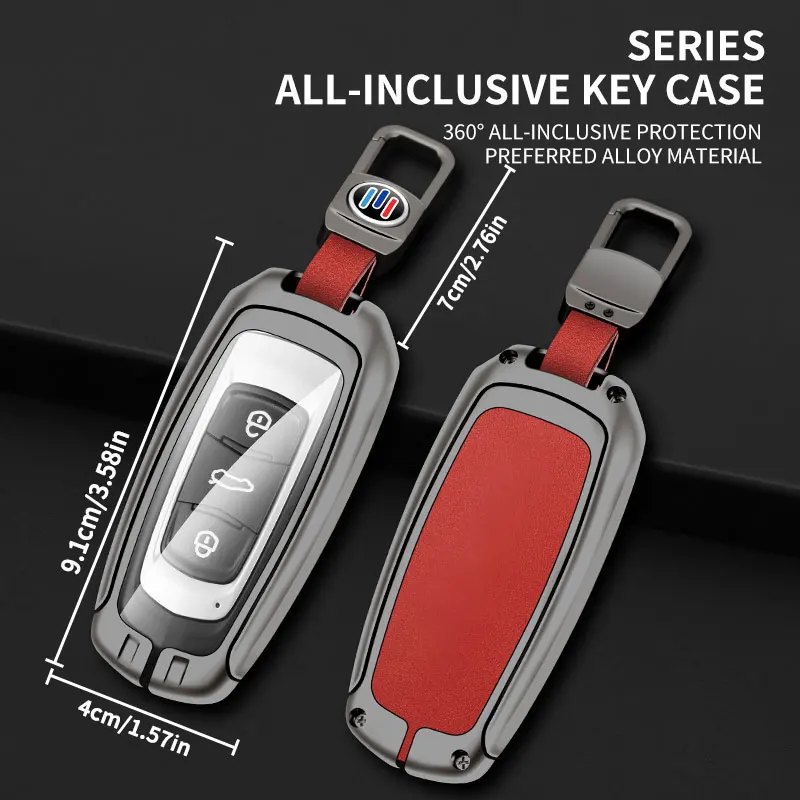 Car Key Case Cover Shell For Geely Emgrand X7 GS GX3 GT GC9 EC7 GC715 EC718 Englon SC3 Atlas Pro Keyless Remote Fob