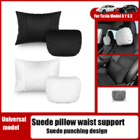 Universal Headrest  For Head Lumbar Relief Support Car Neck Waist Pillows Soft Comfortable Cushion For Tesla Model 3 Y X S