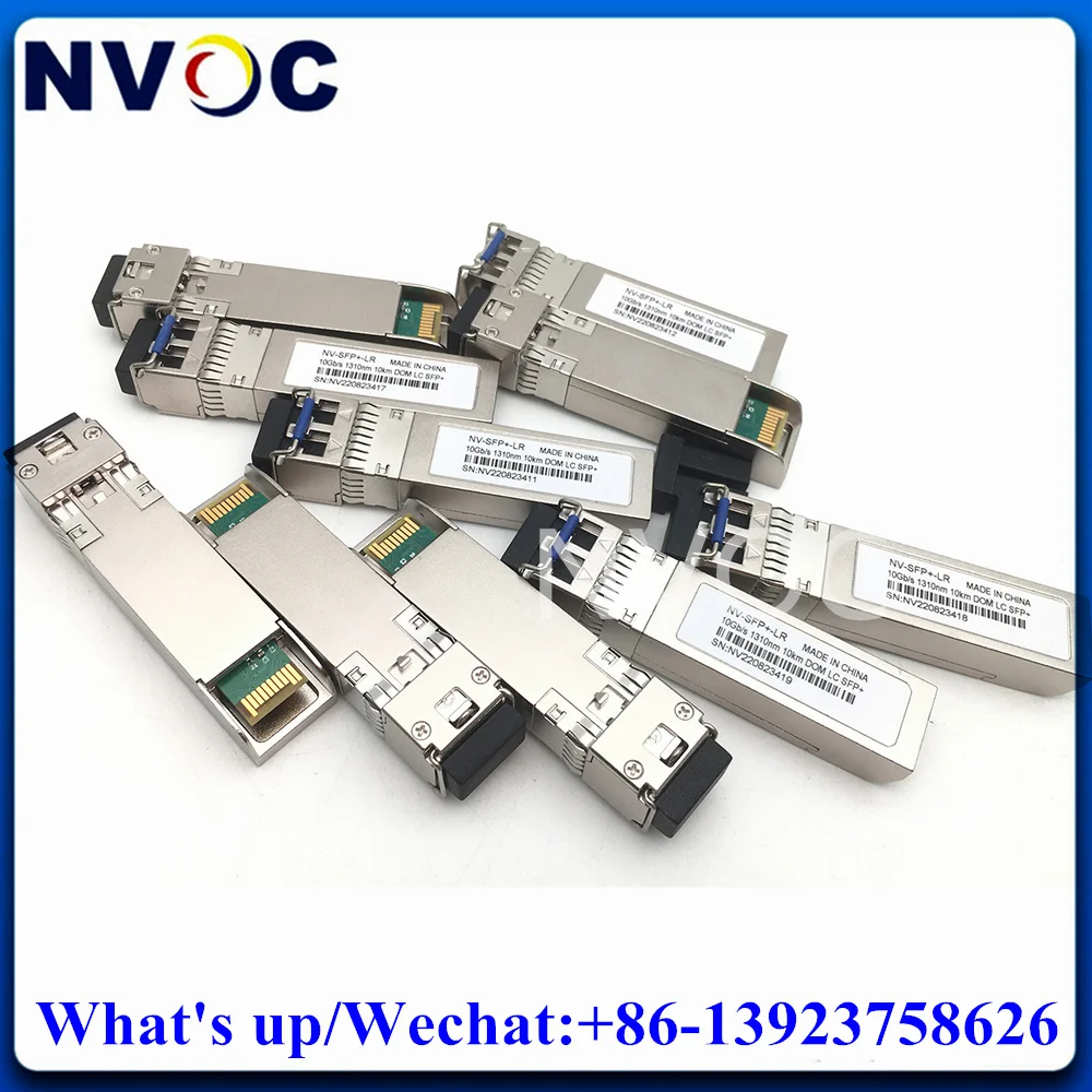 Imagem -06 - Módulo Óptico lc de Modo Único para Novastar Transceptor de Fibra Dupla Duplex Sfp10g-lr 10gbase-bx Sfp Mais 10g lr 1310nm Pcs