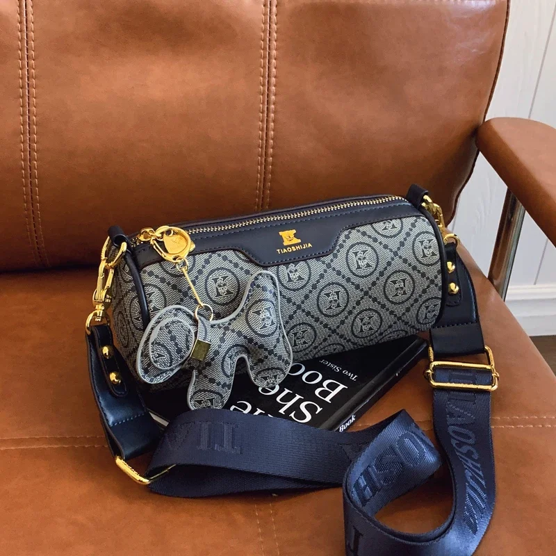 

Женская кожаная сумка через плечо, сумки-мессенджеры люксового бренда, элегантная сумка-тоут, просторная и универсальная для всех потребностей