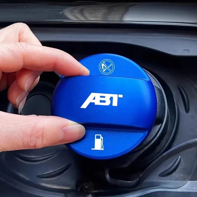 سبيكة سيارة غطاء خزان الوقود حامي شعار غطاء ل Volkswagen VW ABT GTI GOLF 4 5 6 جيتا باسات تيجوان CC MK7 MK8