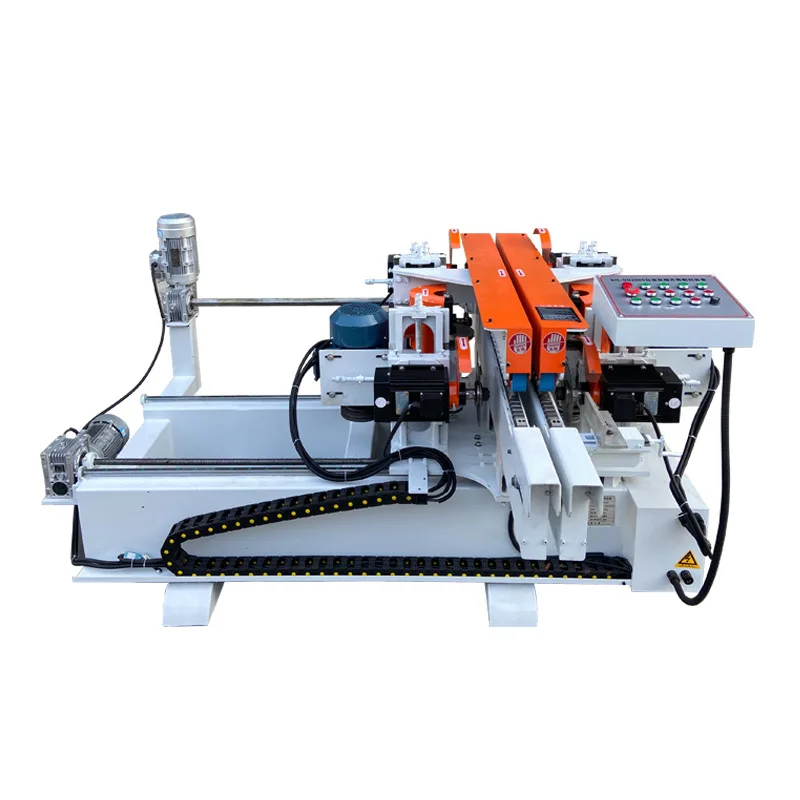 Automatic double-end tenon machine, bilateral head-to-head saw, solid wood sawing machine