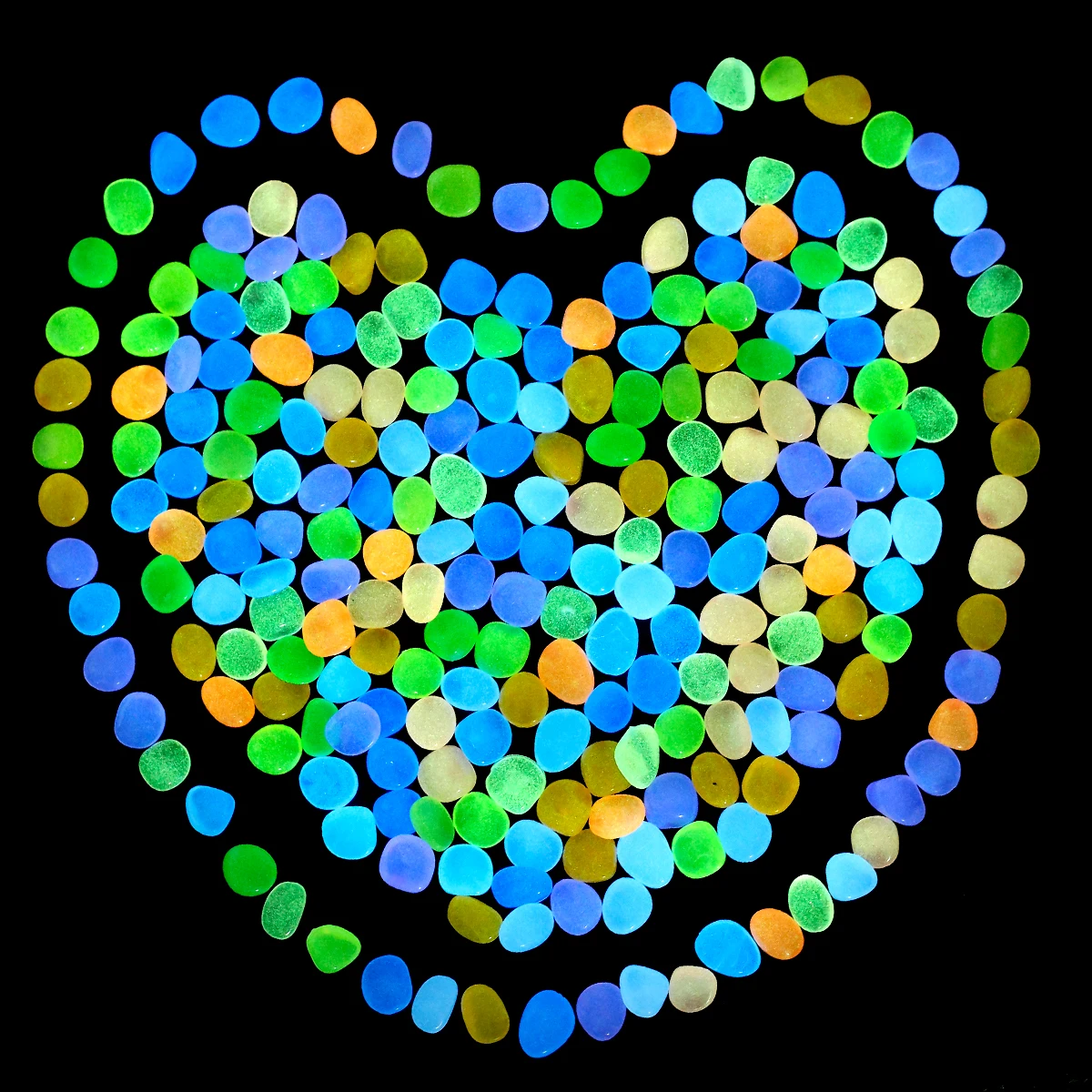 Glow Rocks 100/300Pcs Glow in  - огляд і ціна Aquarium Fish That Glow In The Dark