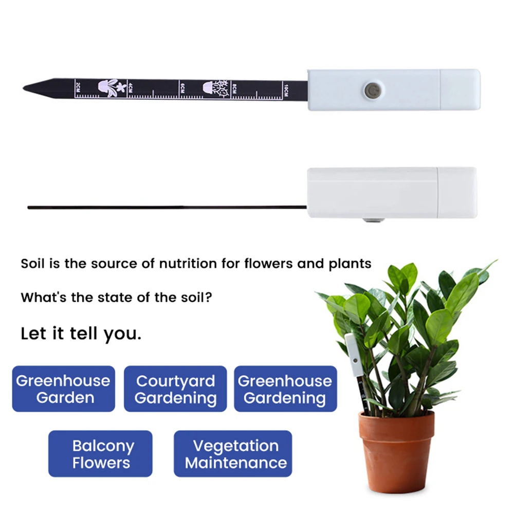 Universal Soil Moisture Sensor Soil Humidity Tester Garden Plant Detector Planting Humidity Meter For Home Planting