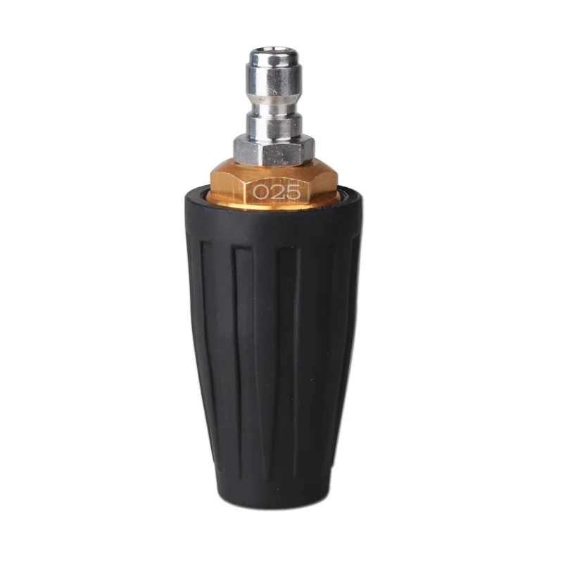 Ceramic Valve 2.5/3.0/3.5/4.0/4.5 GPM Orifice High Pressure Washer Turbo Nozzle 360° Rotating with 1/4" Quick Connector image 6