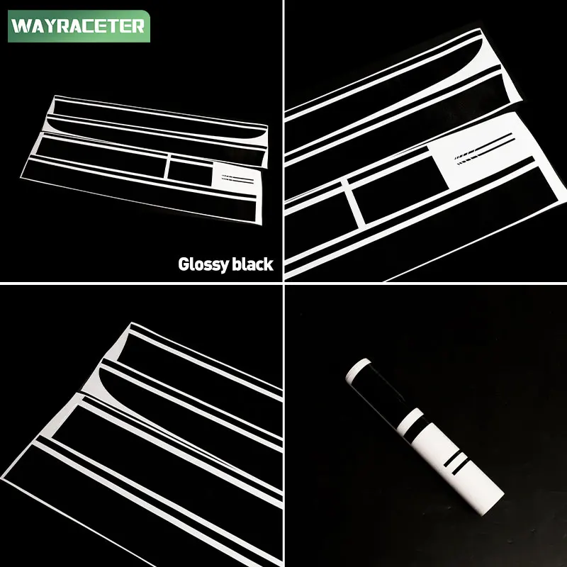 7 قطعة/المجموعة الباب الجانب المشارب ملصق هود سقف الجذع مائي لمرسيدس AMG GT 2-door C190 R Pro R190 C192 2025 GTS GTR GTC GT3