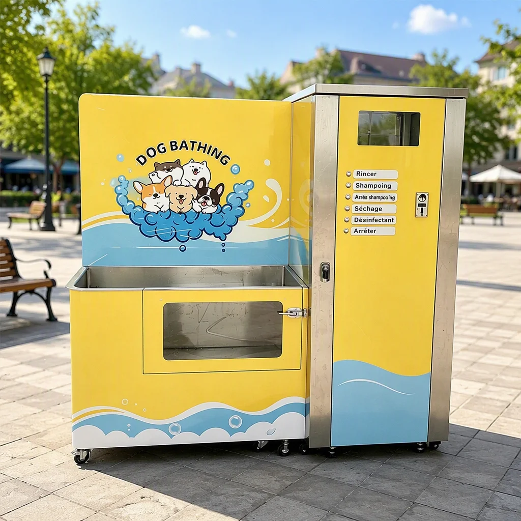 Heavy Du ty Self Service Pet Wash Machine, Professional Grade Dog Wash Station Designed for Pet Grooming Business