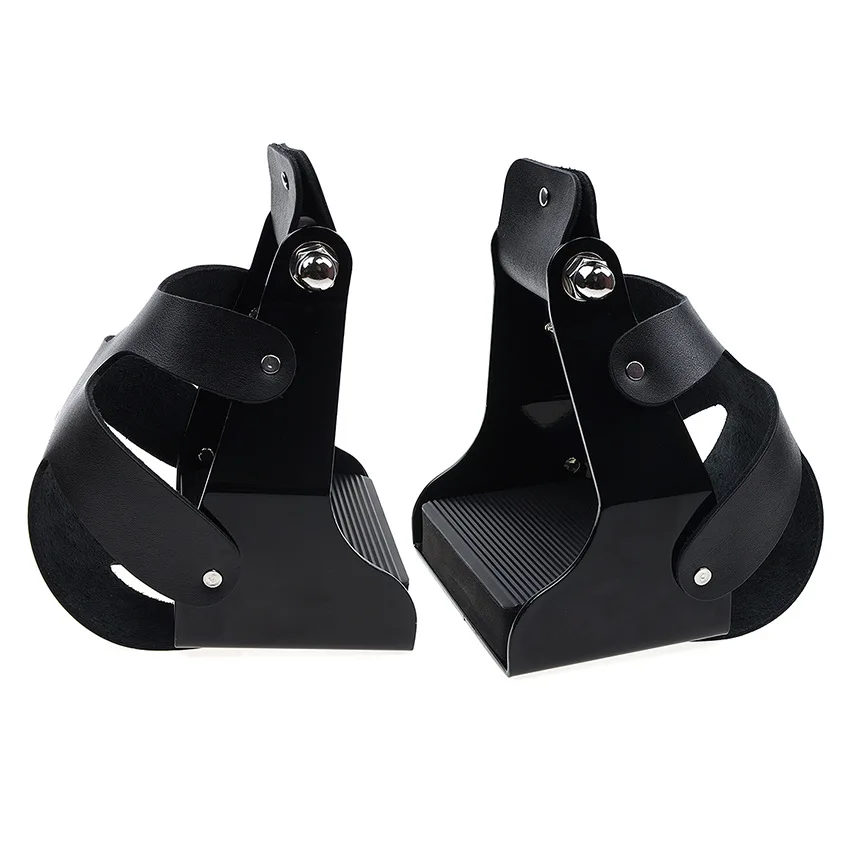 

1 Pair Horse Riding Stirrups Western Safety Stirrups High Strength Aluminium Non -Slip Equestrian Stirrups for Saddle