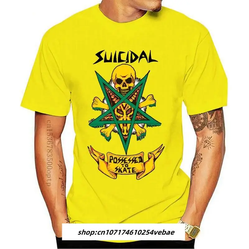 New Dogtown - X Suicidal Tendencies Possessed To Skate Mens Tee White Printed  T Shirt Short Sleeve Men