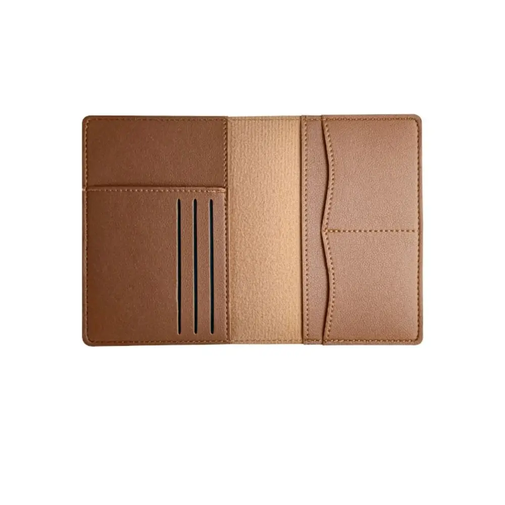 Travel PU Passport Cover High-capacity Multiple Card Slots Passport Bag Travel Accessories Multi-function