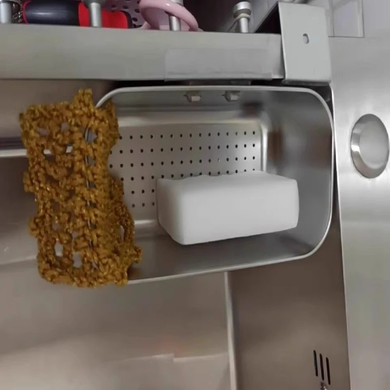 

Kitchen 304 Stainless Steel Sink Asphalt Basket Dishwasher Dishwasher Water Pool Hanging Garbage Filter Rack Filter Storage Rack